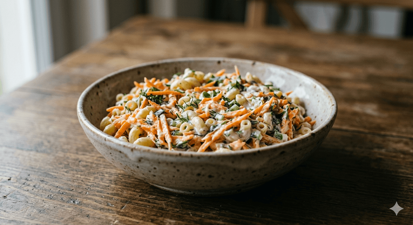 Havuçlu Makarna Salatası