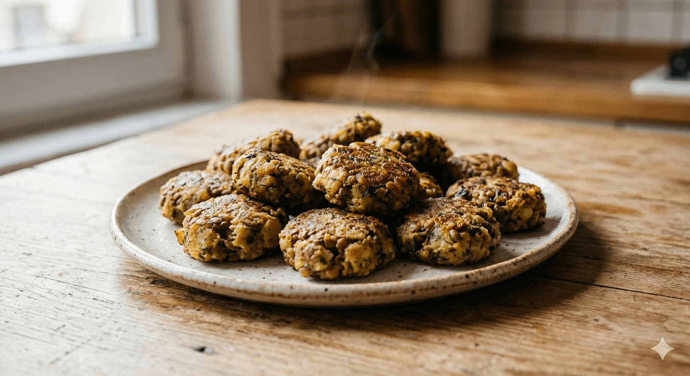 Patatesli Yeşil Mercimek Köftesi